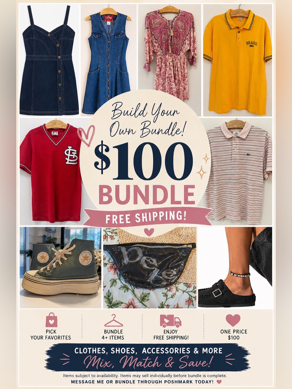Bundle $100 for a discount and free shipping